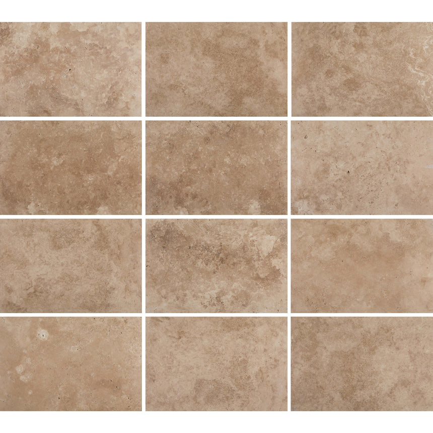 Classic Light Travertine 610x406x12 Honed/Unfilled Stone Natural Stone Tilemall