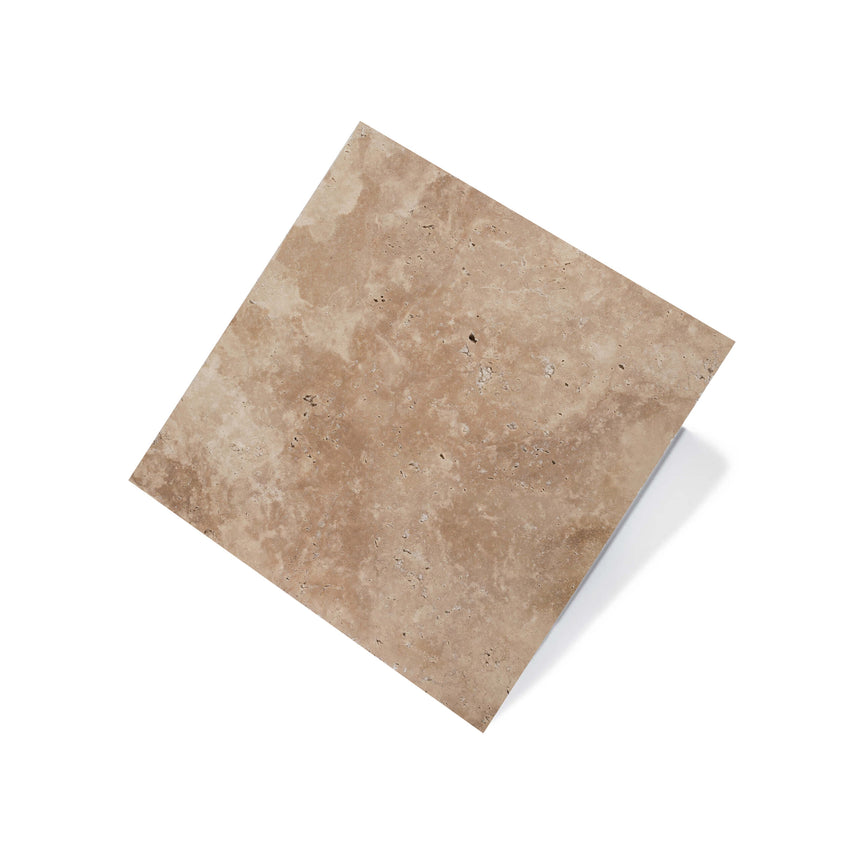 Classic Light Travertine 406x406x12 Honed/Unfilled Stone Natural Stone Tilemall Default Title