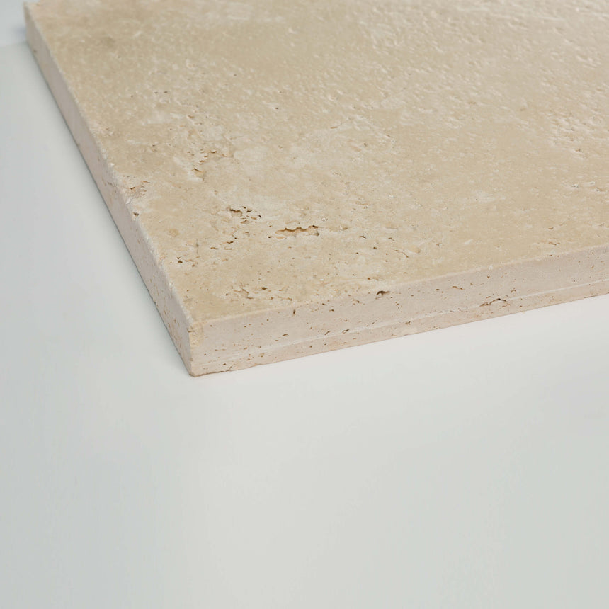 Ivory Travertine 610x406x30 Honed/Unfilled Paver Natural Stone Tilemall