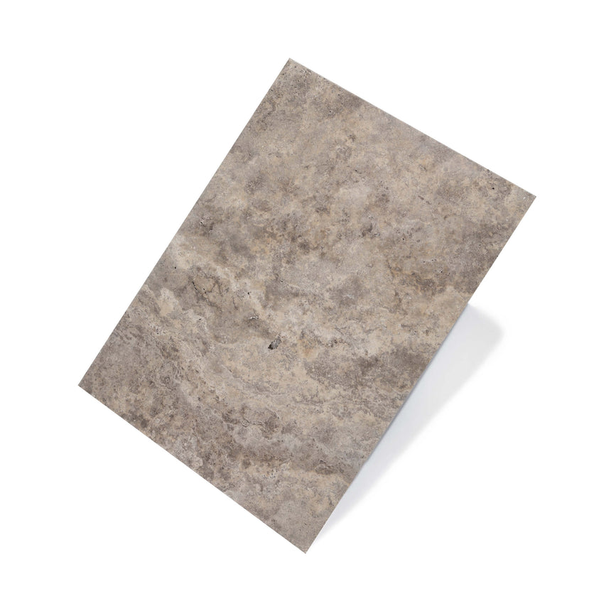 Silver Travertine 610x406x12 Tumbled Stone Natural Stone Tilemall Default Title