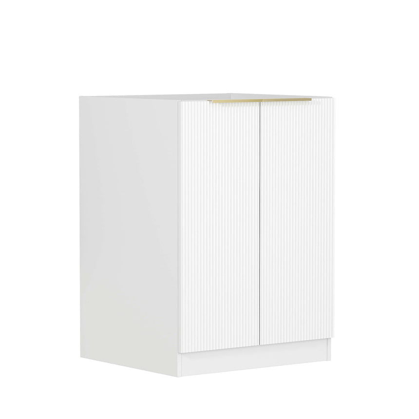 Bondi Laundry Base Cabinet Matte White 630 Laundry Cabinet Otti Australia