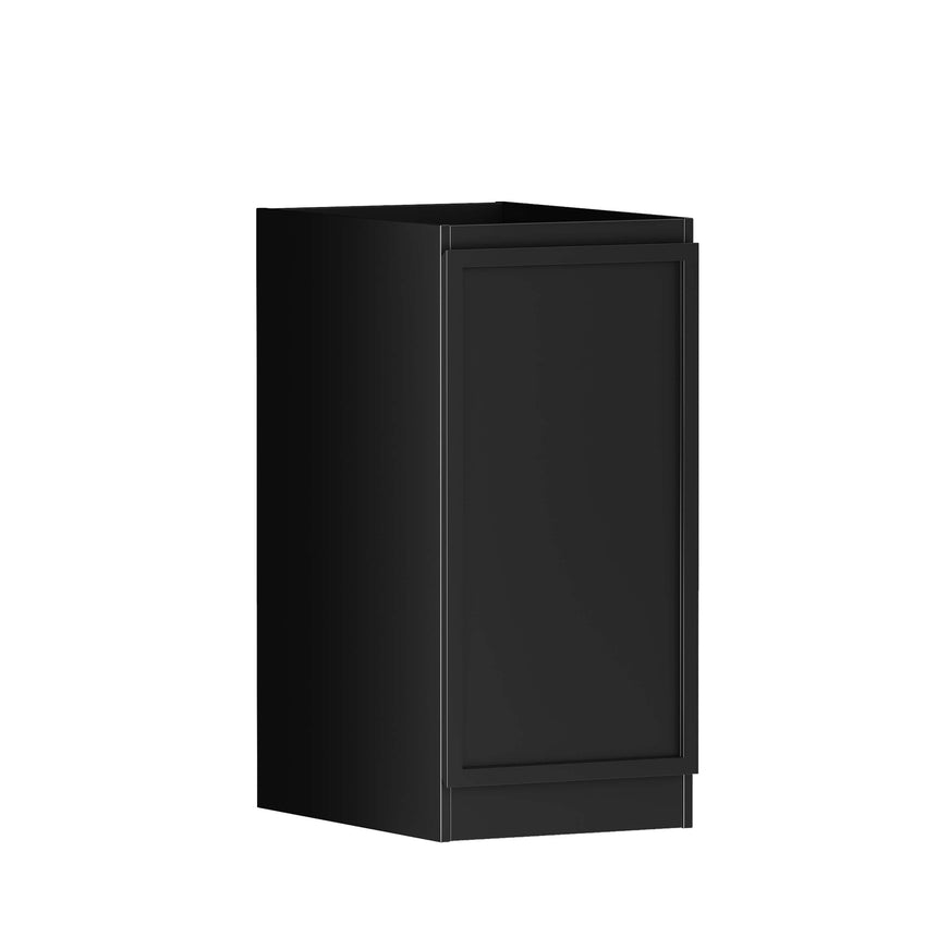 Bondi Hampshire Laundry Base Cabinet Satin Black 415 Laundry Cabinet Otti Australia