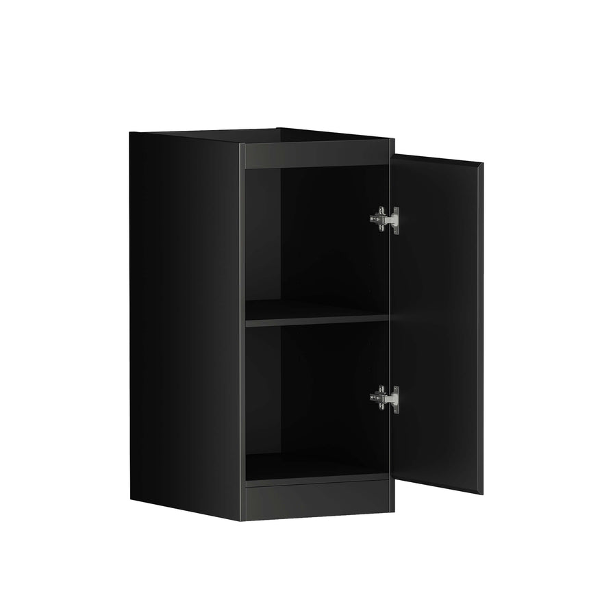 Bondi Hampshire Laundry Base Cabinet Satin Black 415 Laundry Cabinet Otti Australia
