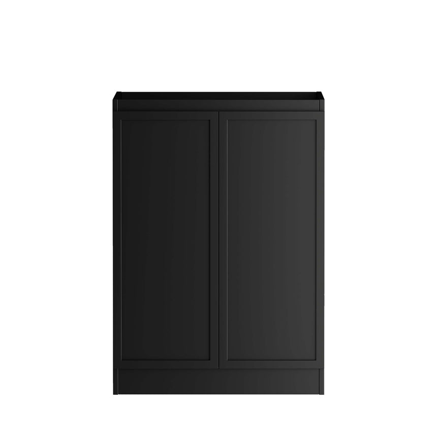 Bondi Hampshire Laundry Base Cabinet Satin Black 630 Laundry Cabinet Otti Australia Default Title