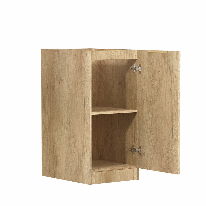 Byron Laundry Base Cabinet Natural Oak 415 Laundry Cabinet Otti Australia