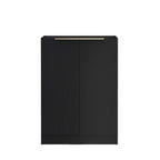 Byron Laundry Base Cabinet Black Oak 630