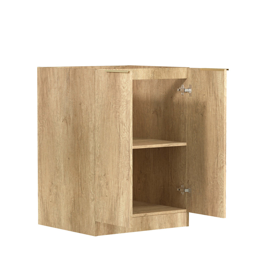 Byron Laundry Base Cabinet Natural Oak 630 Laundry Cabinet Otti Australia