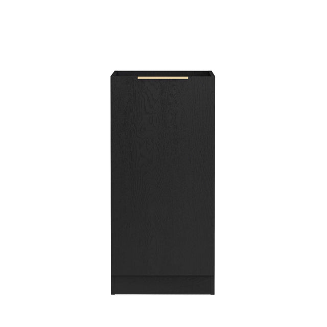 Byron Laundry Base Cabinet with internal Drawer Black Oak 415 Laundry Cabinet Otti Australia Default Title