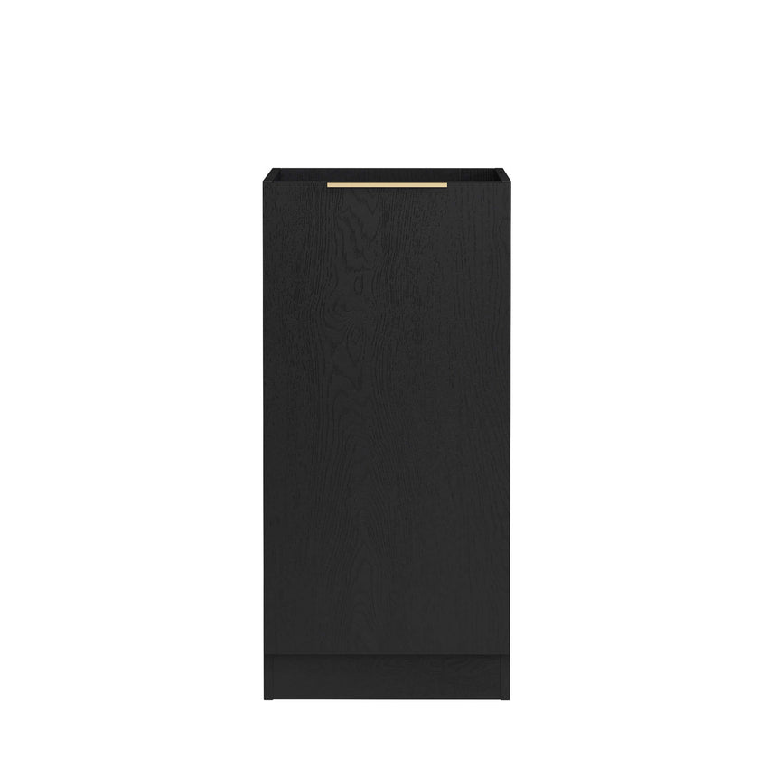 Byron Laundry Base Cabinet with internal Drawer Black Oak 415 Laundry Cabinet Otti Australia Default Title