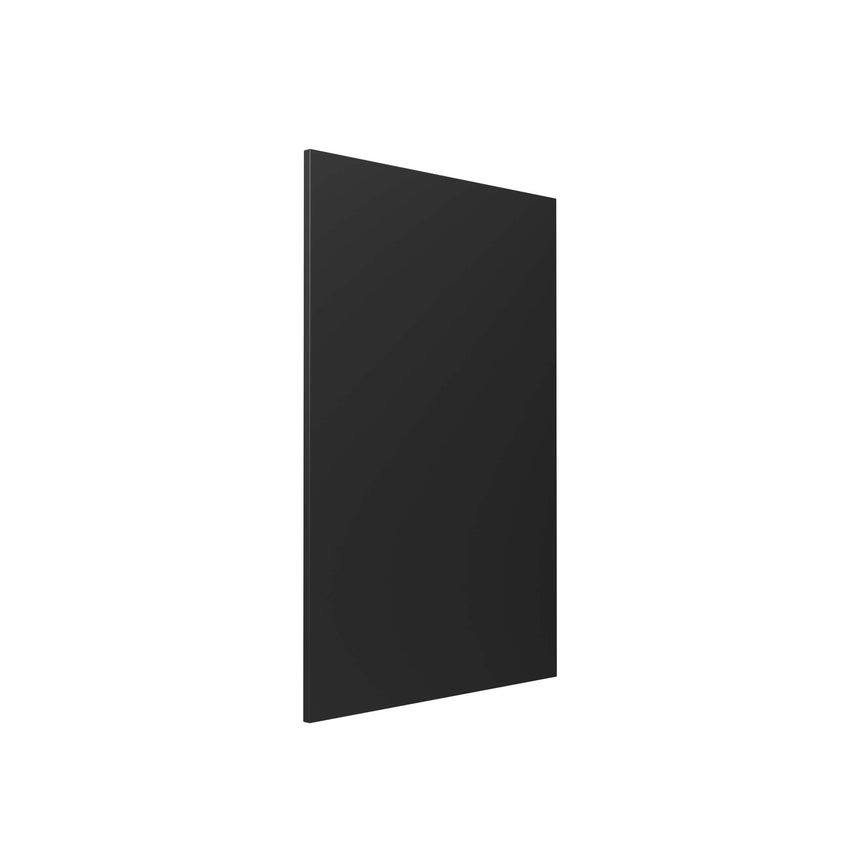 Otti Marlo matte black end panel by Tilemall, 880x580mm, flat board profile