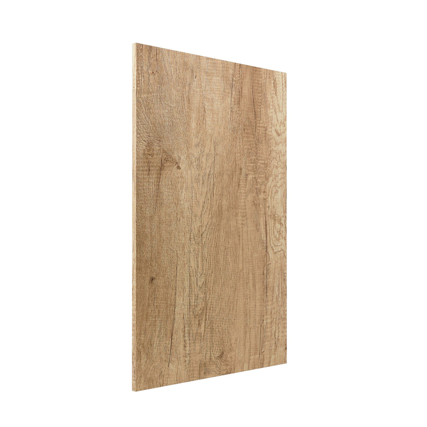 Otti Byron natural oak end panel by Tilemall, 880x580mm, wood grain finish