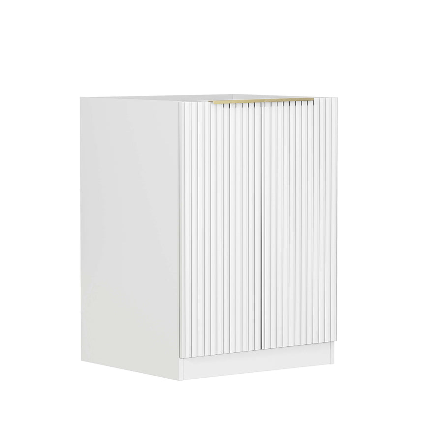 Noosa Laundry Base Cabinet Matte White 630 Laundry Cabinet Otti Australia