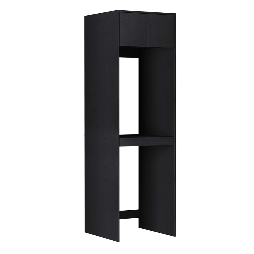 Byron/Bondi Tall Washing Machine Cabinet Black Oak Laundry Cabinet Otti Australia