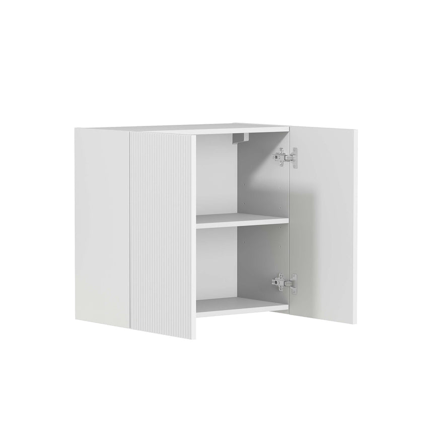 Bondi Wall Cabinet Matte White 630 Laundry Cabinet Otti Australia