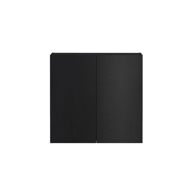 Byron Wall Cabinet Black Oak 630 Laundry Cabinet Otti Australia Default Title