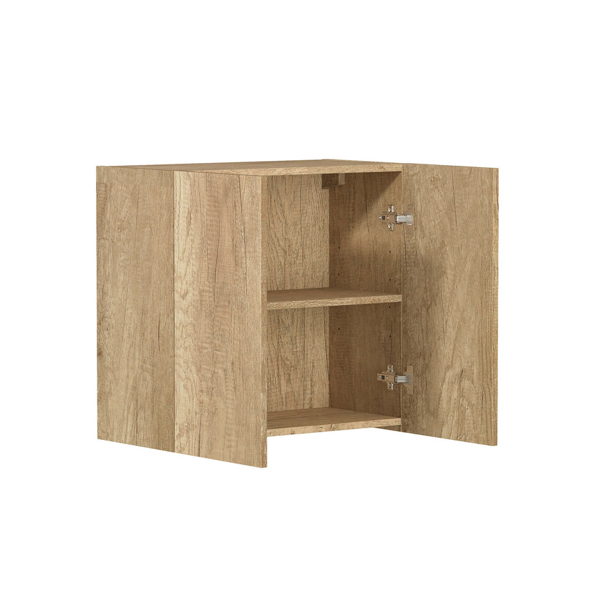 Byron Wall Cabinet Natural Oak 630 Laundry Cabinet Otti Australia