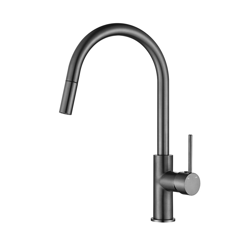 ADP Bloom Pull Kitchen Mixer Brushed Gunmetal Tapware ADP Default Title