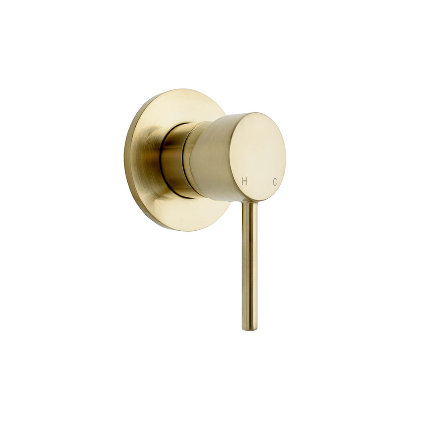 ADP Bloom Wall Mixer Brushed Brass Tapware ADP Default Title