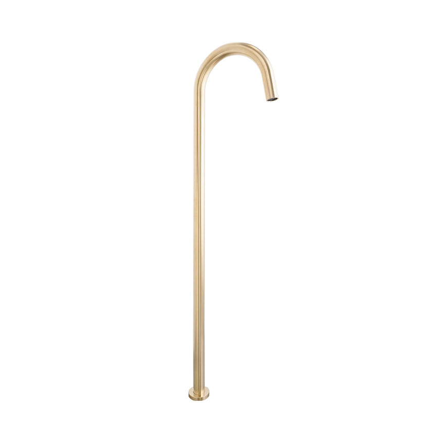 ADP Bloom Floor Bath Spout Brushed Brass Tapware ADP Default Title