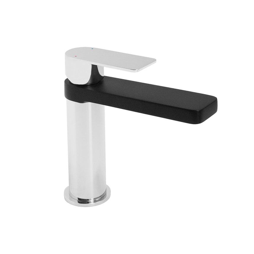 ADP Cosmopolitan Basin Mixer Chrome & Black Tapware ADP Default Title