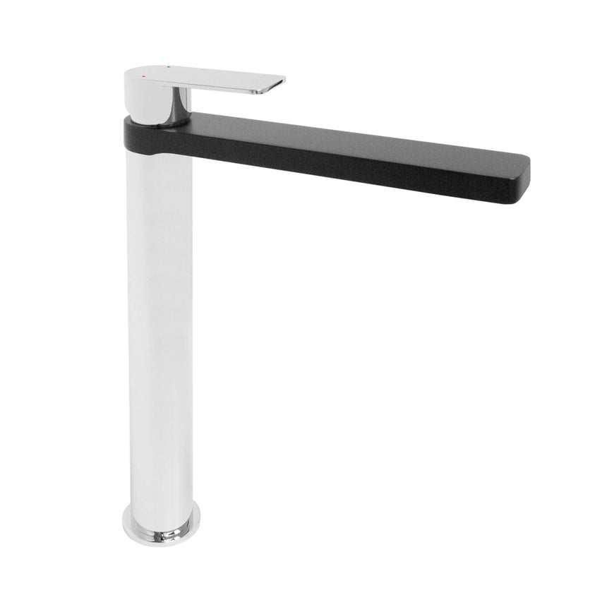 ADP Cosmopolitan Extended Basin Mixer Chrome & Black Tapware ADP Default Title