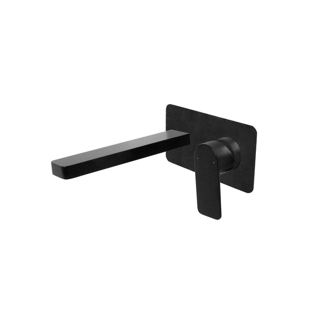 ADP Cosmopolitan Wall Basin Mixer Matte Blk Tapware ADP Default Title