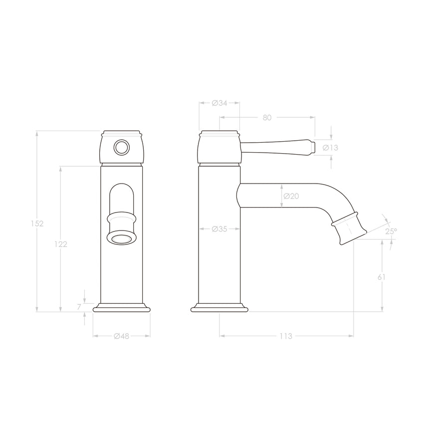 ADP Eternal Basin Mixer Brushed Nickel Tapware ADP
