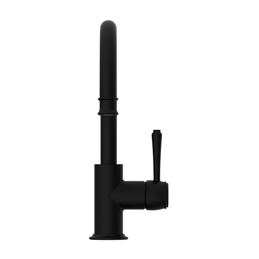 ADP Eternal Goosenk Basin Mixer Matte Black Tapware ADP