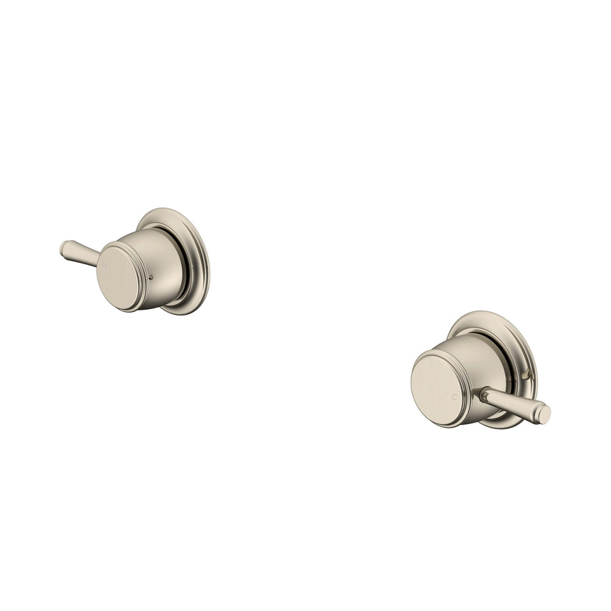 ADP Eternal Wall Top Ass pair Brushed Nickel Tapware ADP Default Title