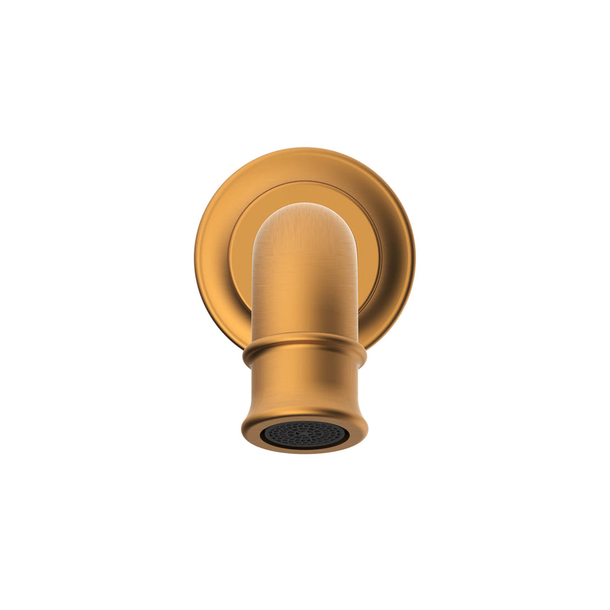ADP Eternal Wall Spout Brushed Brass Tapware ADP