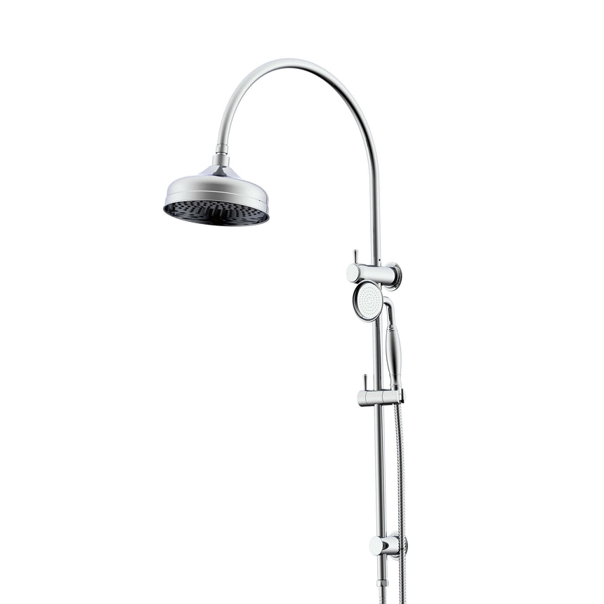ADP Eternal Gooseneck Twin Shower Set Chrome Shower ADP Default Title