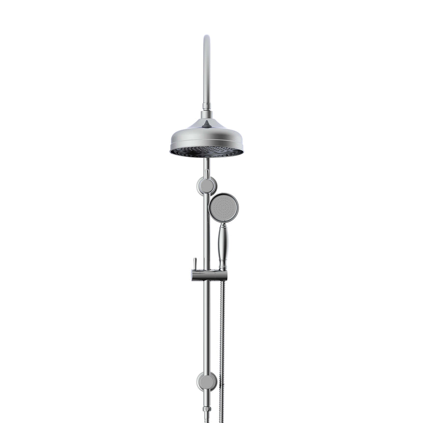 ADP Eternal Gooseneck Twin Shower Set Chrome Shower ADP