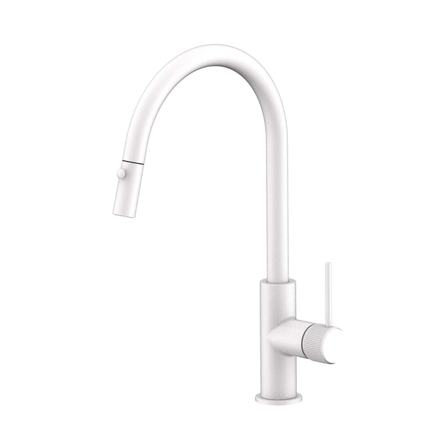 ADP Soul Groove Pull Kitchen Mixer Matte White Tapware ADP Default Title
