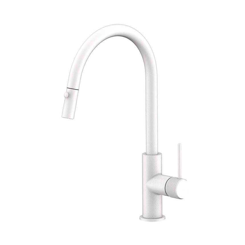 ADP Soul Groove Pull Kitchen Mixer Matte White Tapware ADP Default Title