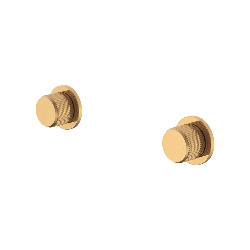 ADP Soul Groove Wall Top Ass pair Brushed Brass Tapware ADP Default Title
