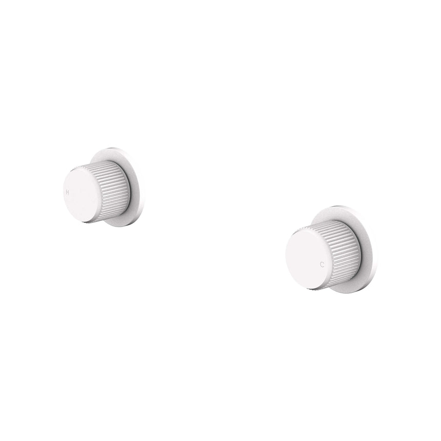 ADP Soul Groove Wall Top Ass pair Matte White Tapware ADP Default Title