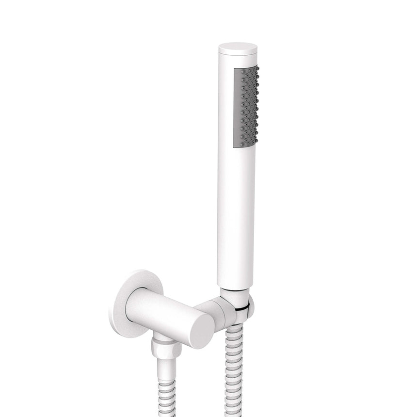 ADP Soul Slimline Handshower on Hook Matte White Shower ADP Default Title