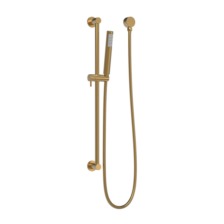 ADP Soul Slimline Handshower on Rail Brushed Brass Shower ADP