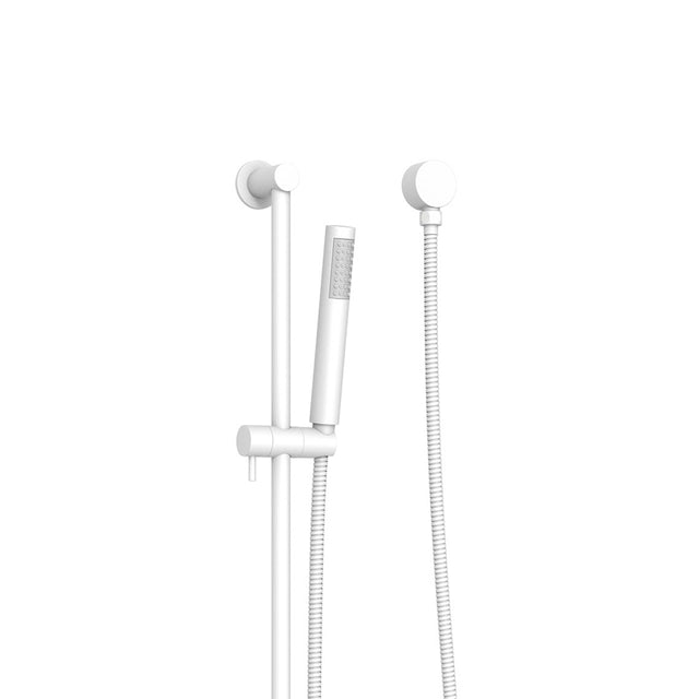 ADP Soul Slimline Handshower on Rail Matte White Shower ADP Default Title