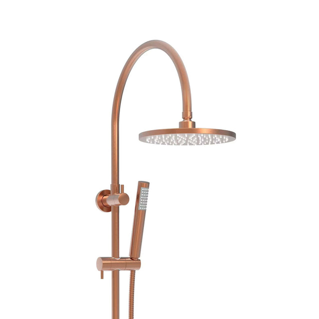 ADP Soul Gooseneck Twin Shower Set Brushed Copper Shower ADP Default Title