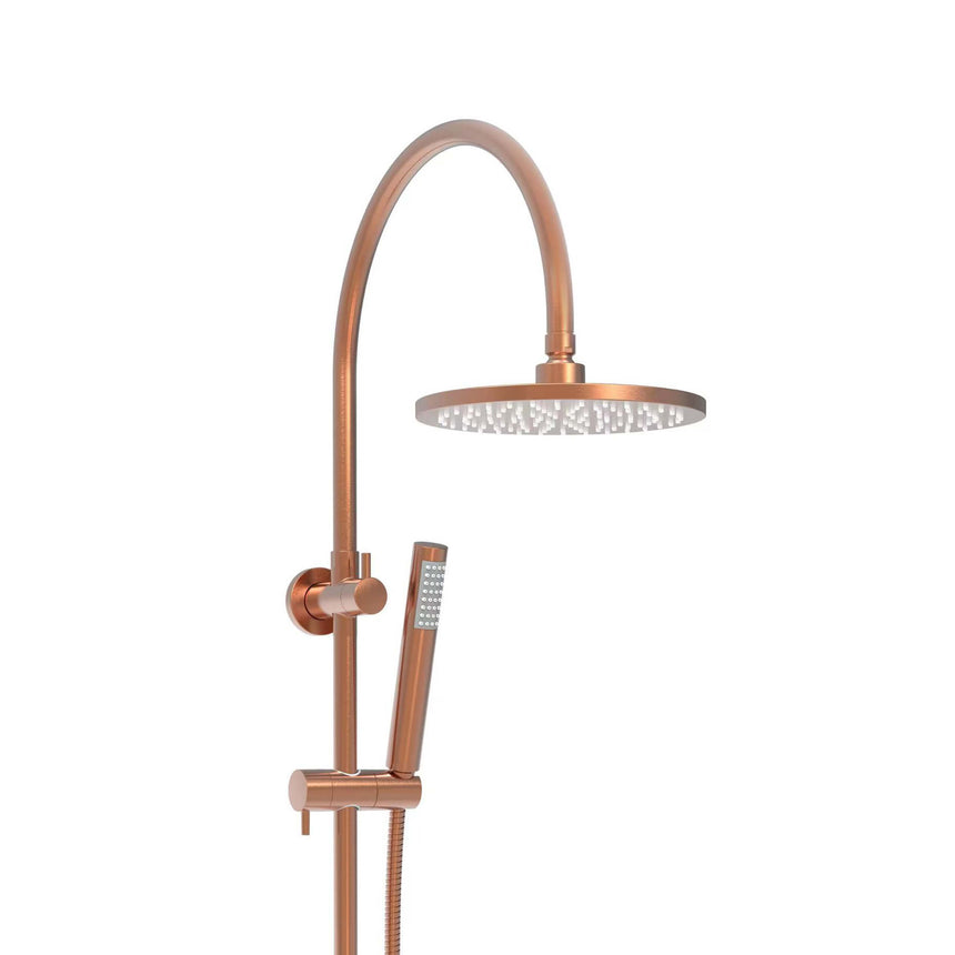 ADP Soul Gooseneck Twin Shower Set Brushed Copper Shower ADP Default Title