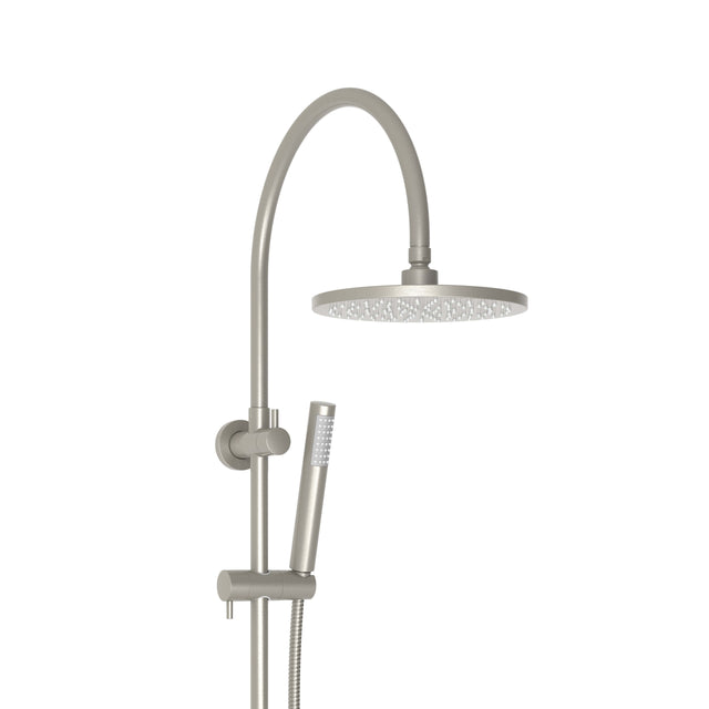 ADP Soul Gooseneck Twin Shower Set Brushed Nickel Shower ADP Default Title
