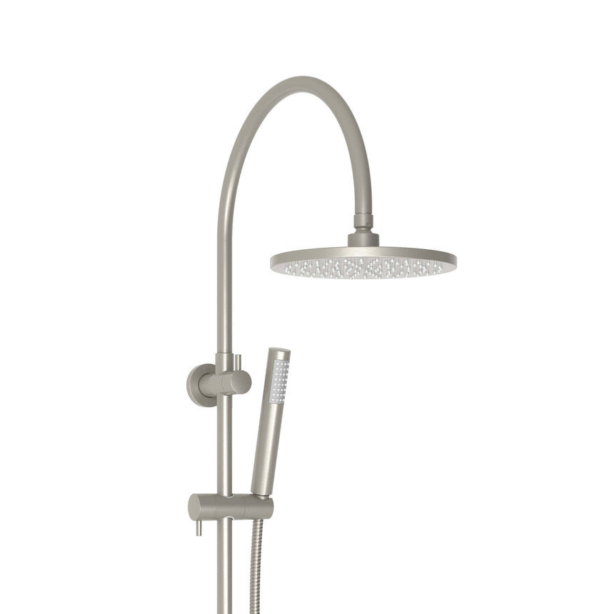 ADP Soul Gooseneck Twin Shower Set Brushed Nickel Shower ADP Default Title