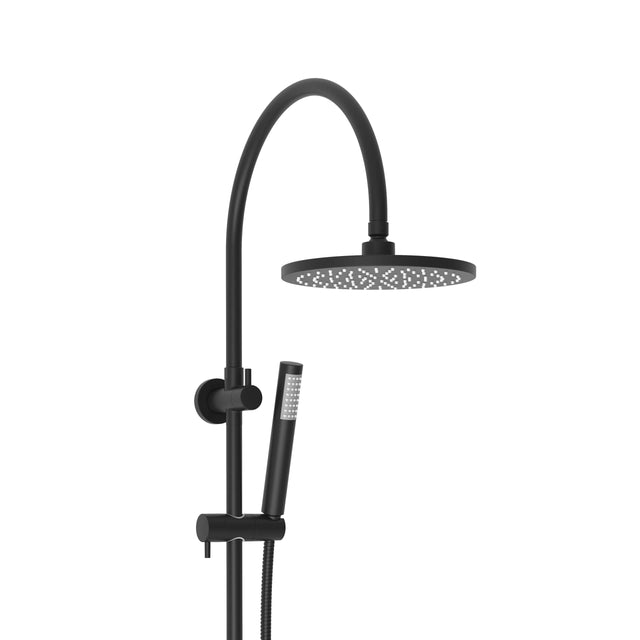ADP Soul Gooseneck Twin Shower Set Matte Black Shower ADP Default Title