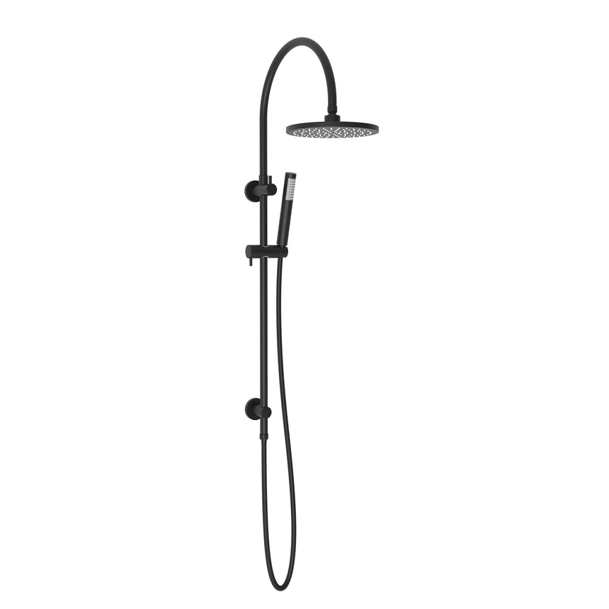ADP Soul Gooseneck Twin Shower Set Matte Black Shower ADP