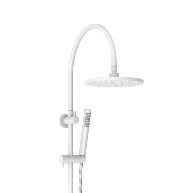 ADP Soul Gooseneck Twin Shower Set Matte White Shower ADP Default Title