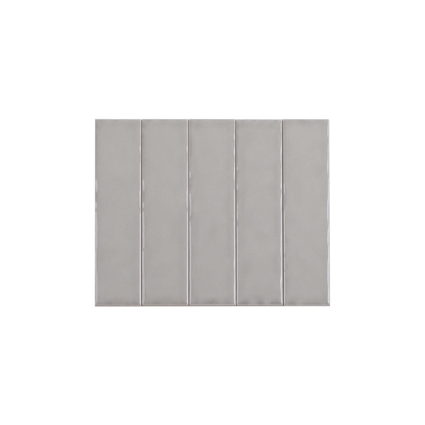Ceramics Wave Tile 50x200 Gloss Grey Subway Tilemall