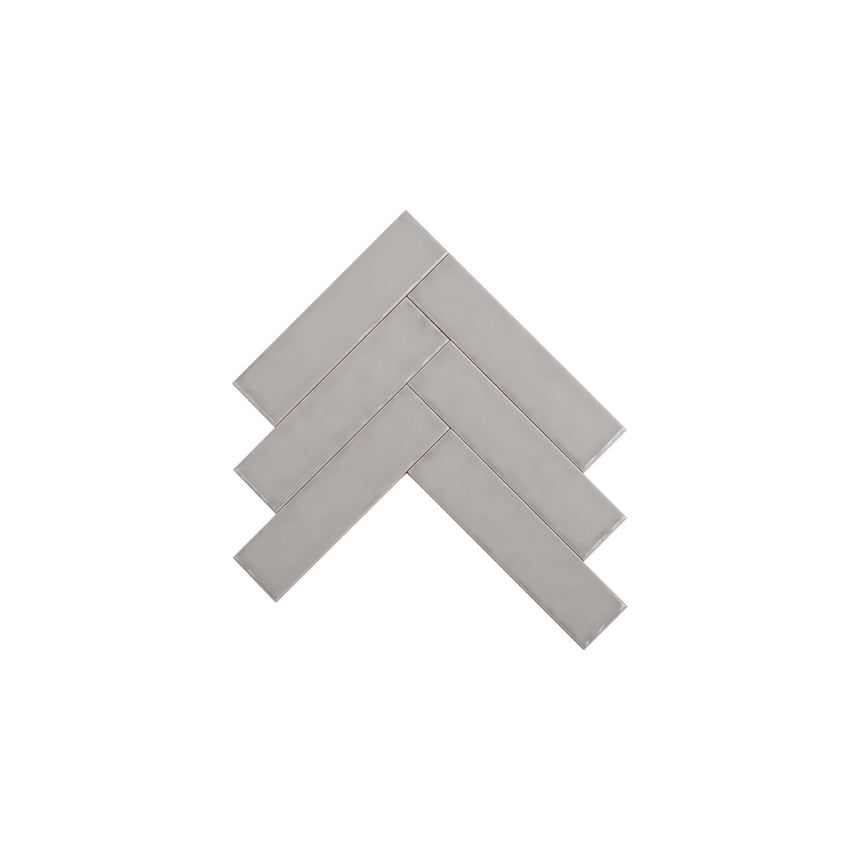 Ceramics Wave Tile 50x200 Gloss Grey Subway Tilemall