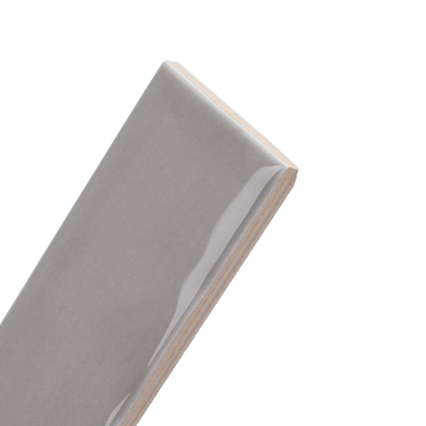 Ceramics Wave Tile 50x200 Gloss Grey Subway Tilemall