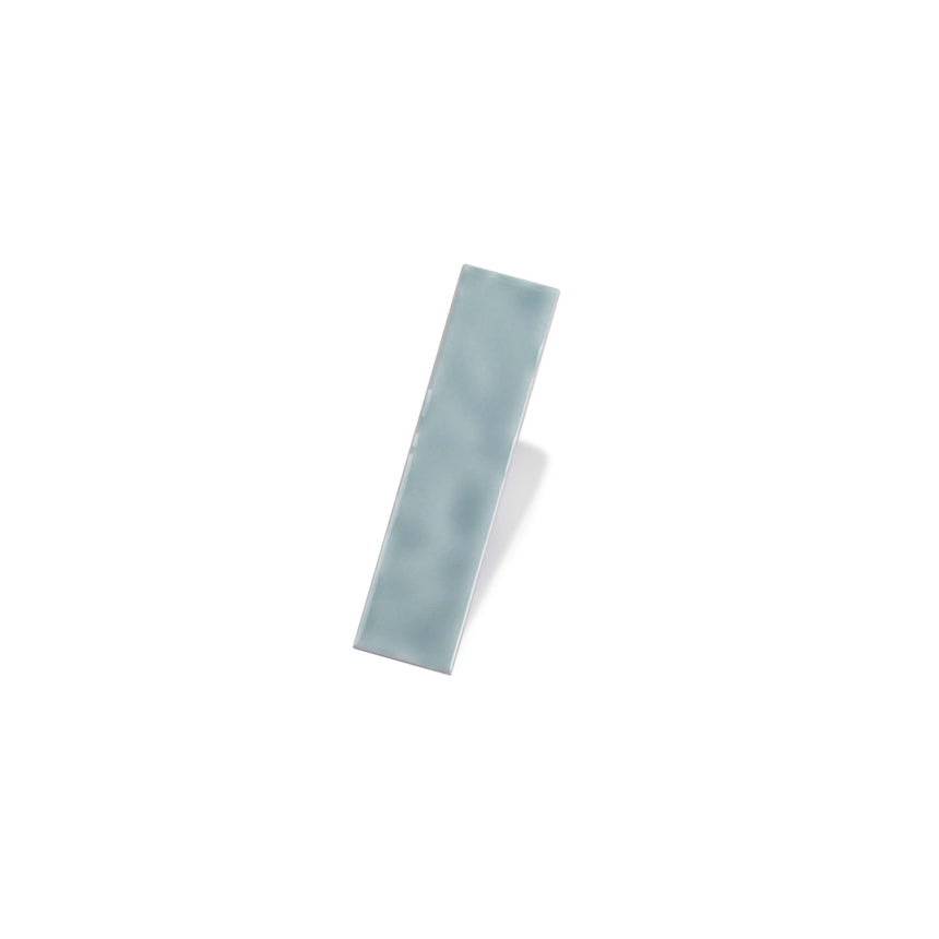 Ceramics Wave Tile 50x200 Gloss Sky Blue Sample Sample Tilemall